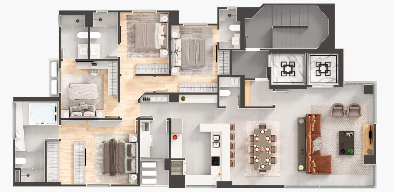 Apartamento de 4 quartos, 203m² no bairro Centro, em Balneário Camboriú | Eu Corretor