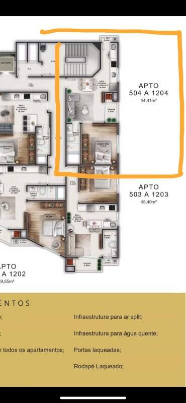 Apartamento de 1 quarto, 44m² no bairro Fazenda, em Itajaí | Eu Corretor