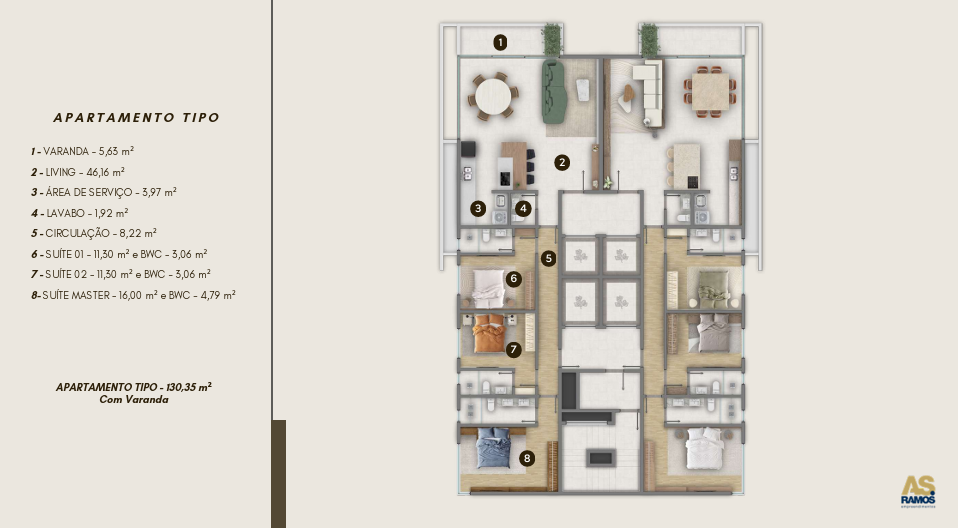 Apartamento de 3 quartos, 132m² no bairro Pioneiros, em Balneário Camboriú | Eu Corretor