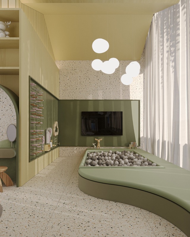 Apartamento à venda no Pioneiros: Brinquedoteca com piscina de bolinhas (imagem ilustrativa)
