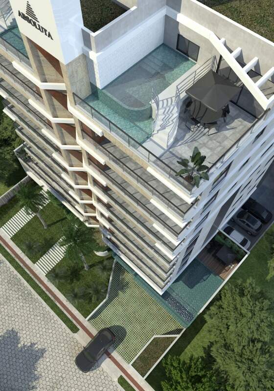 Cobertura à venda no Praia Brava: Vista aérea do topo do Brava Vel com as coberturas duplex (imagem ilustrativa)
