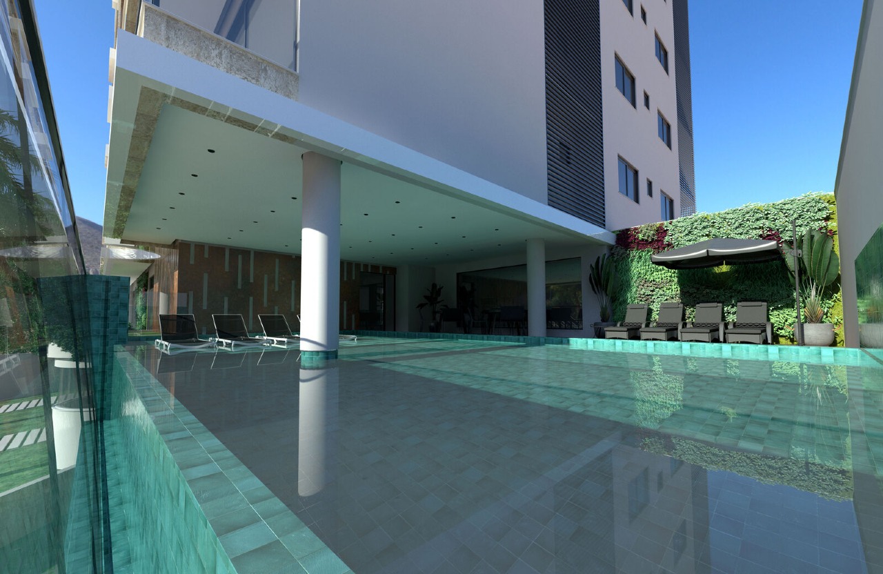 Apartamento à venda no Praia Brava: Piscina do mezanino de lazer (imagem ilustrativa)