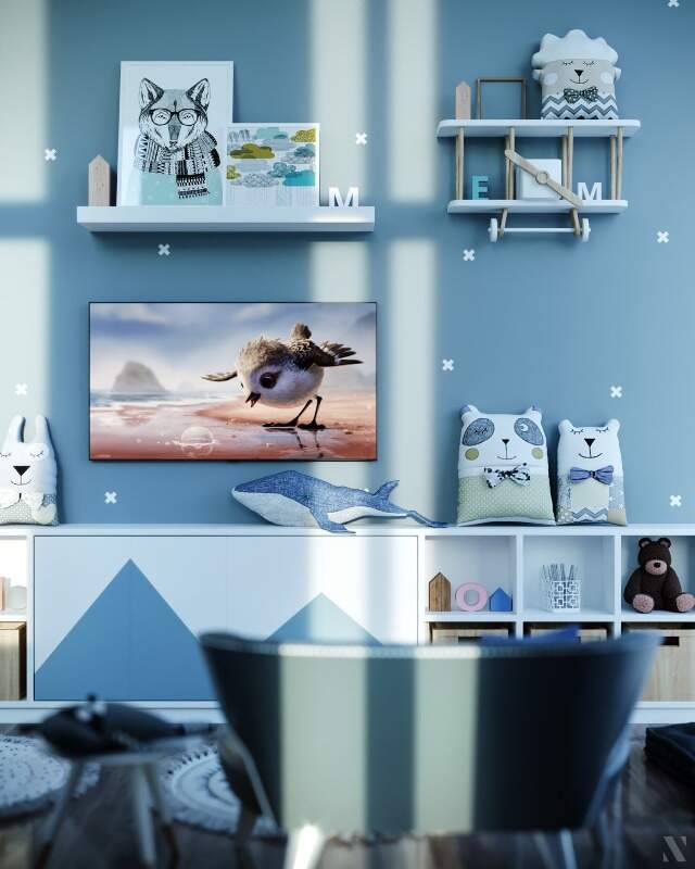 Apartamento diferenciado à venda no Centro: Brinquedoteca decorada do Boreal Tower (imagem ilustrativa)