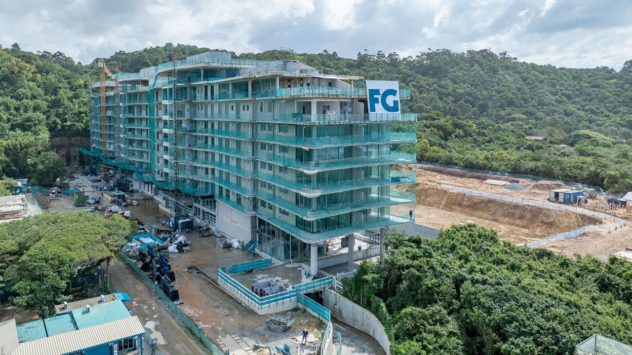 Apartamento diferenciado à venda no Praia Brava: Torre em obra no Scenarium Brava Norte, agosto de 2026 (foto da FG)