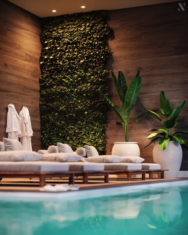 Apartamento à venda no Centro: Spa com piscina aquecida e jardim vertical (imagem ilustrativa)