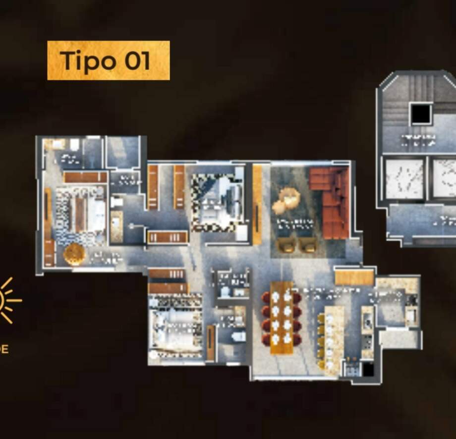 Apartamento à venda no Centro: