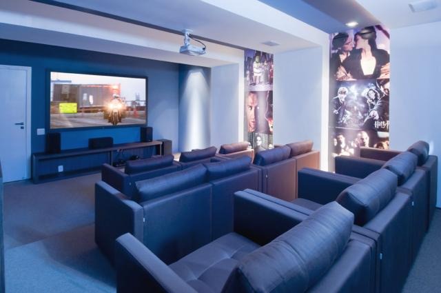 Apartamento à venda no Centro: Sala de cinema
