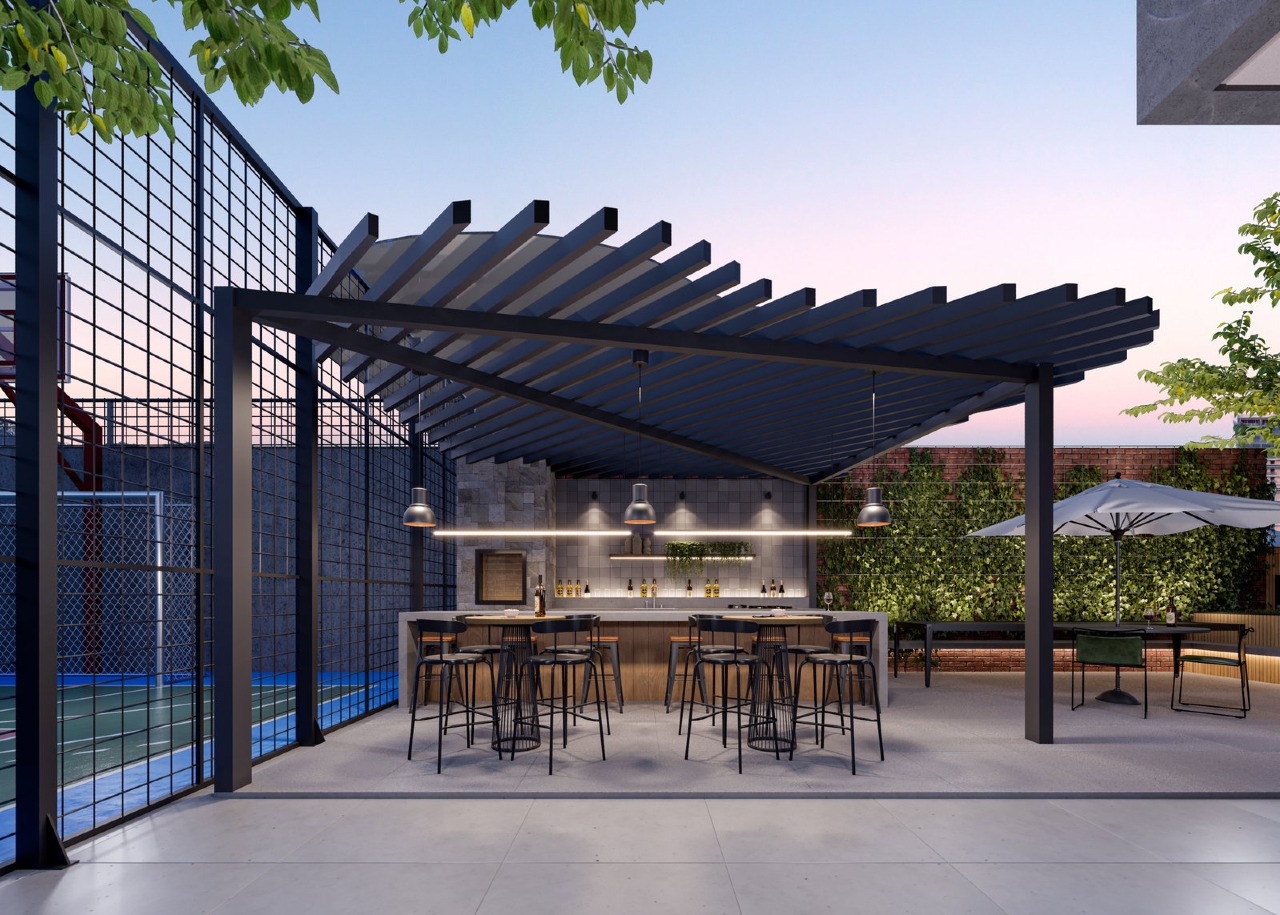 Apartamento à venda no Praia Brava: Sport grill junto à quadra (imagem ilustrativa)