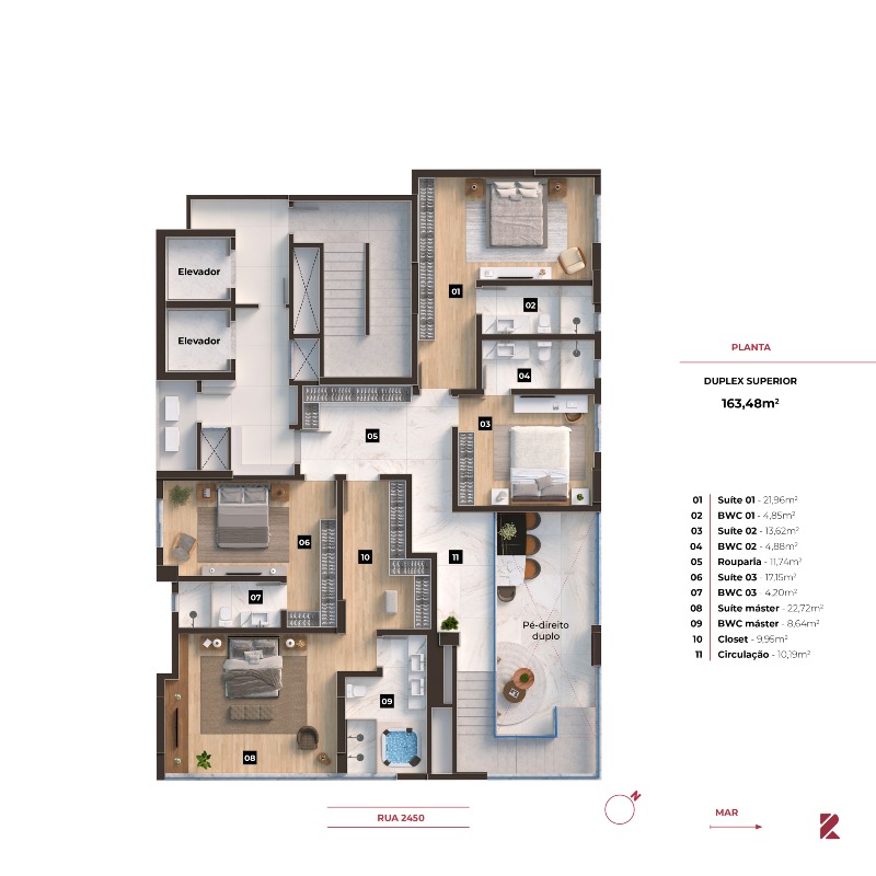 Apartamento à venda no Centro: 