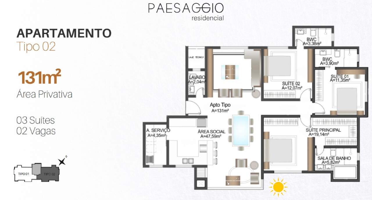 Apartamento à venda no Centro: 
