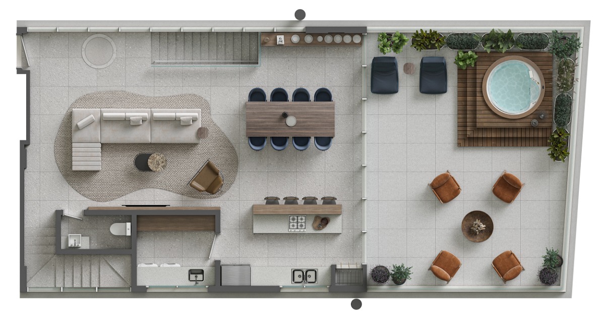 Cobertura à venda no Praia Brava: 