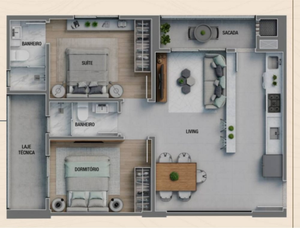 Apartamento à venda no Praia Brava: 