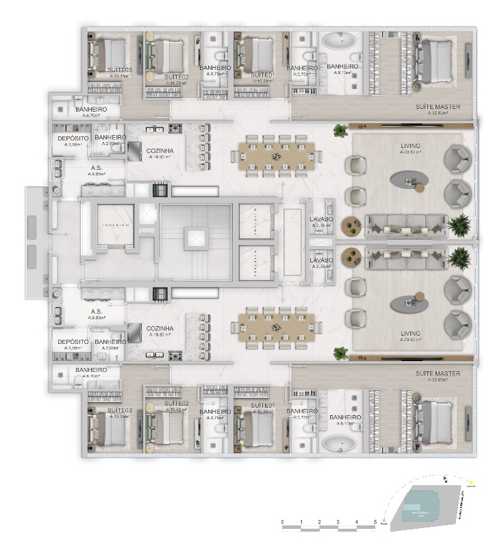 Apartamento à venda no Centro: 