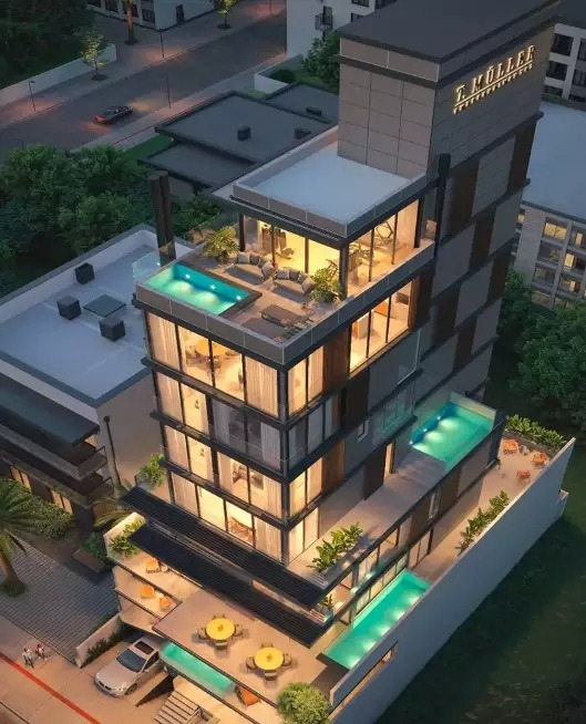 Apartamento diferenciado à venda no Praia Brava: 