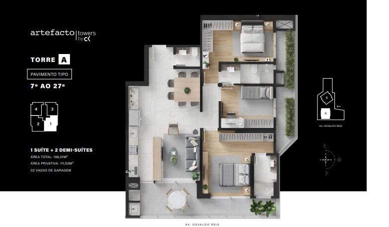 Apartamento à venda no Praia Brava: