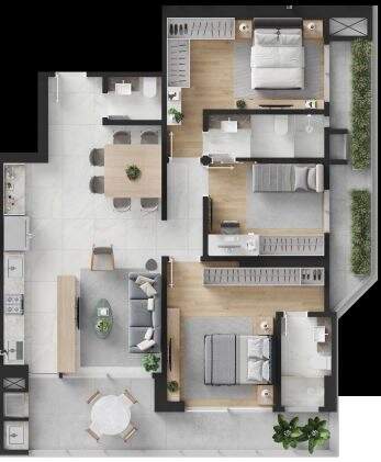 Apartamento à venda no Praia Brava: