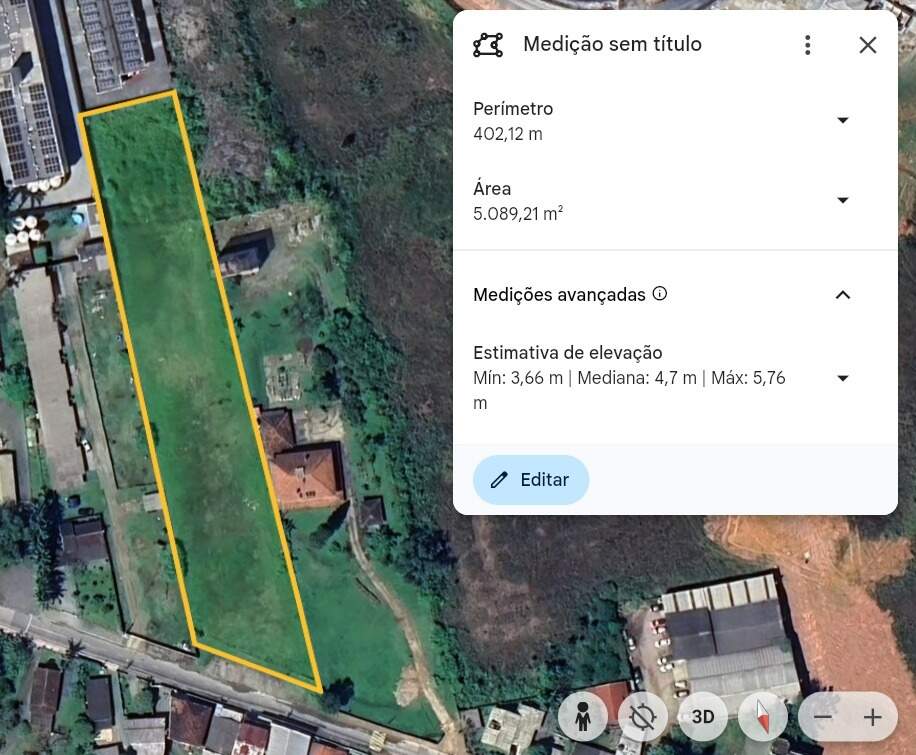 Terreno para aluguel no Carvalho: 