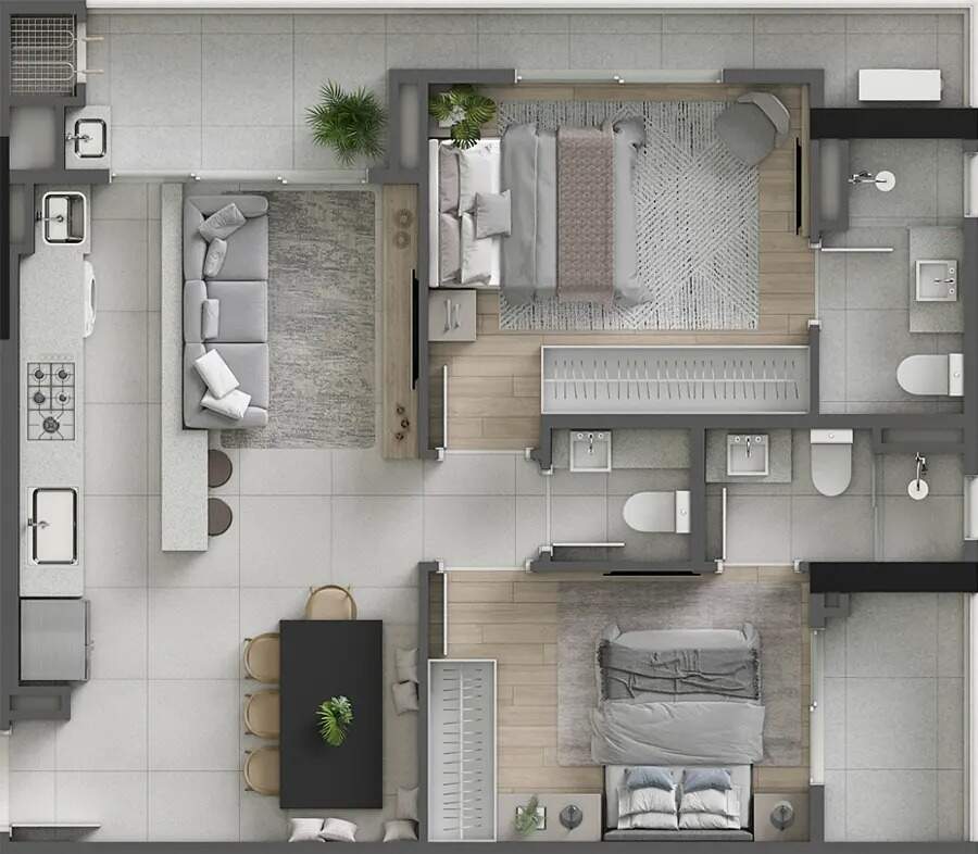 Apartamento à venda no Fazenda: 