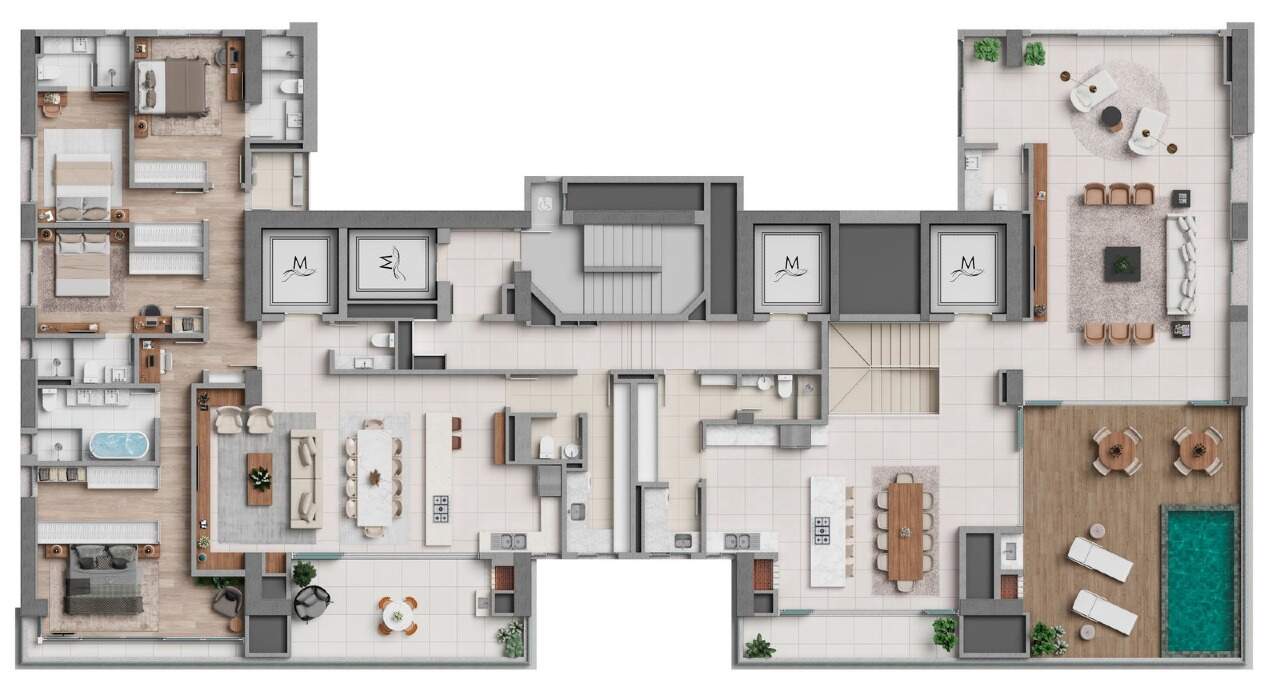 Apartamento à venda no Centro: