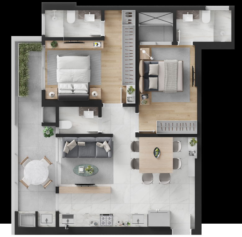 Apartamento à venda no Praia Brava: