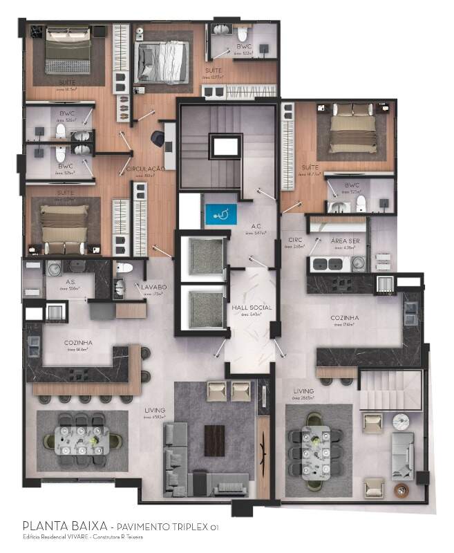 Apartamento à venda no Centro: