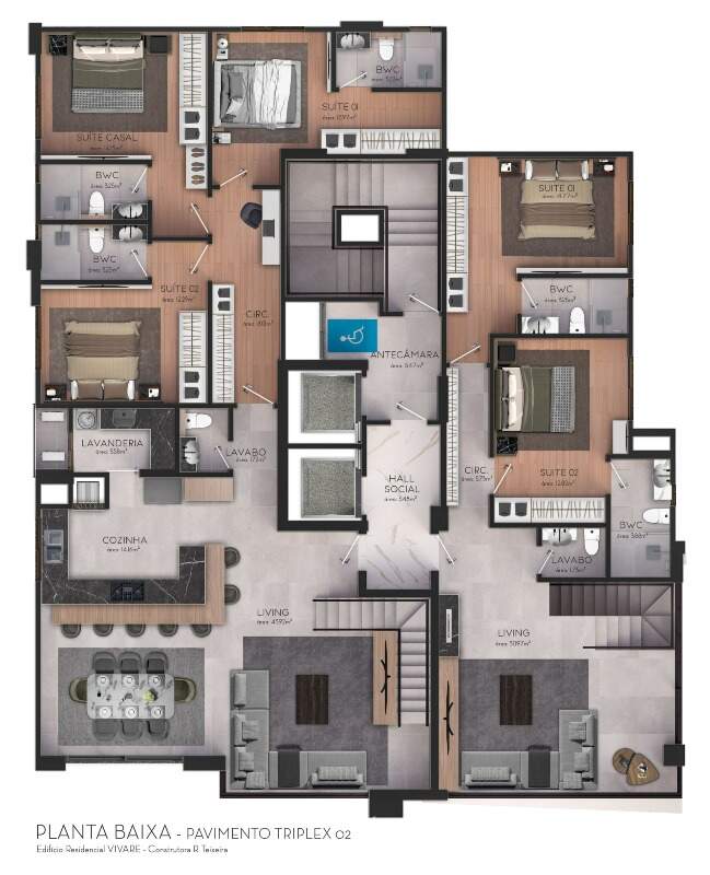 Apartamento à venda no Centro: