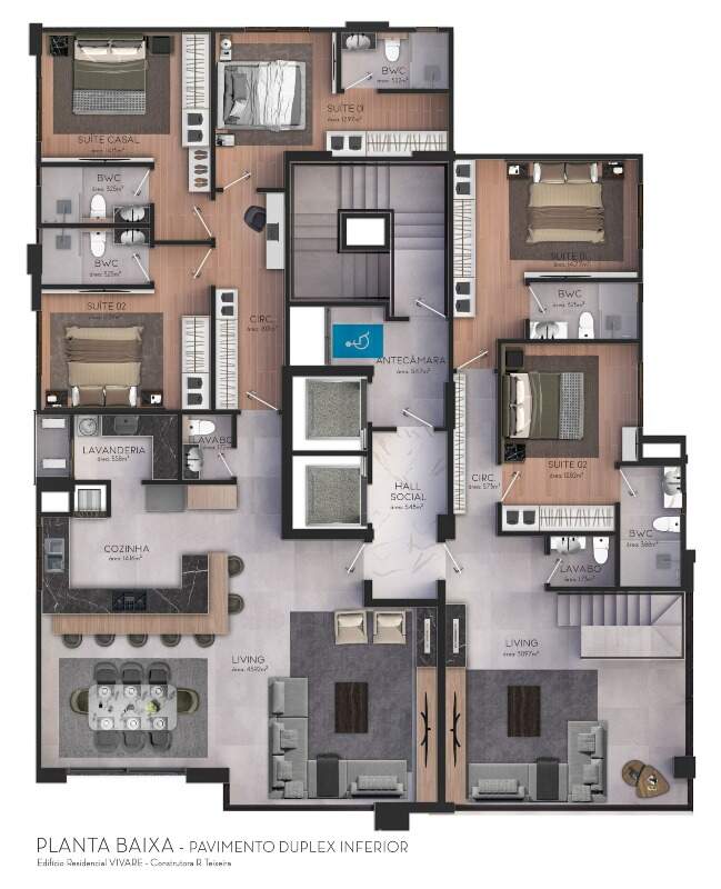 Apartamento à venda no Centro: