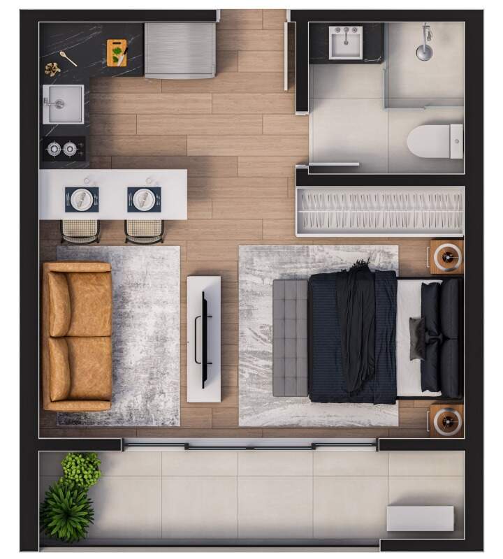 Apartamento à venda no Centro: 