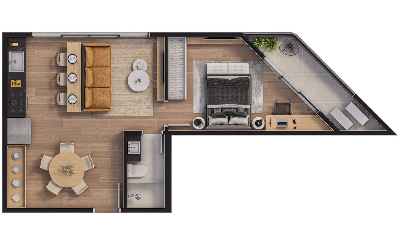 Apartamento à venda no Centro: 