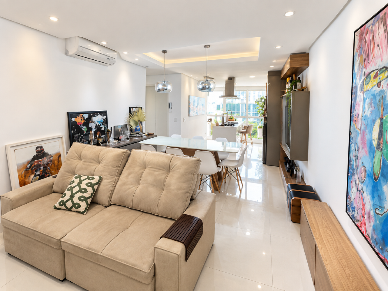 Apartamento para aluguel no Centro: 