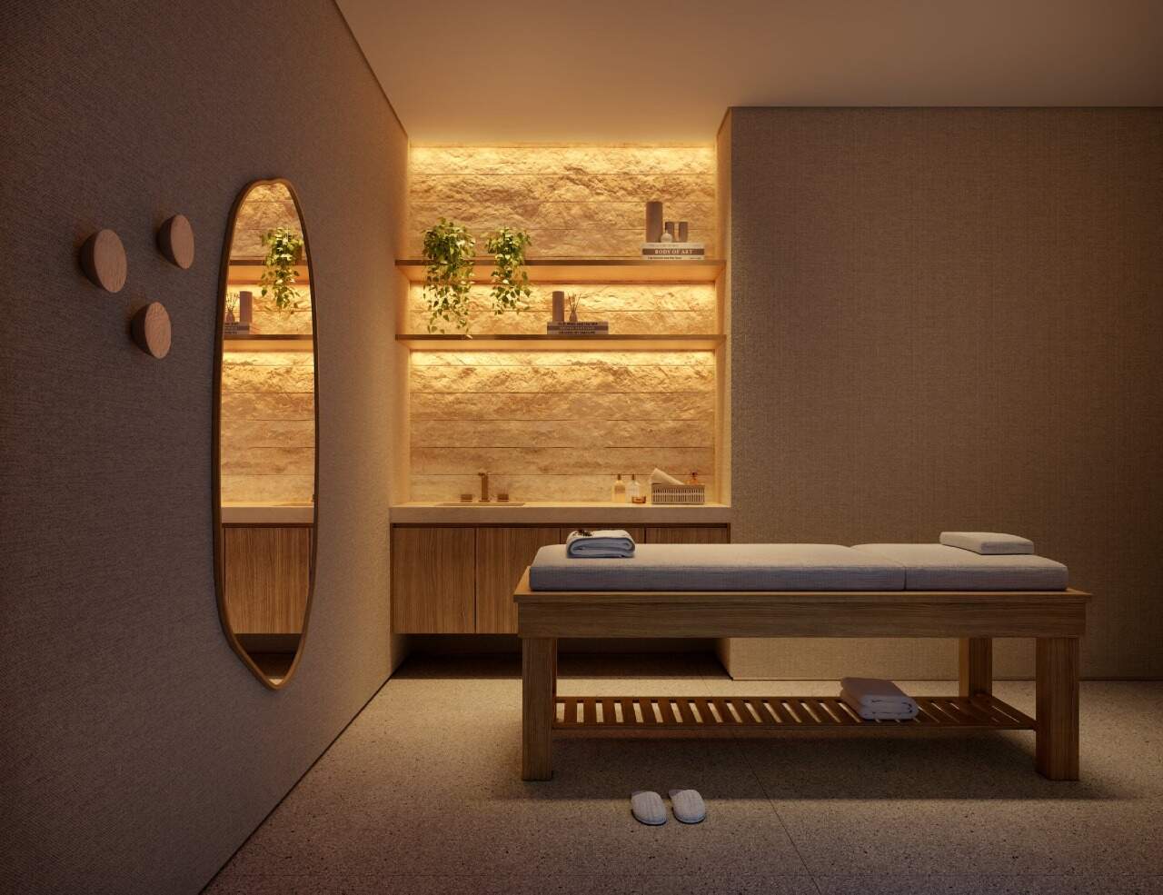 Apartamento diferenciado à venda no Centro: Sala de massagem (imagem ilustrativa)