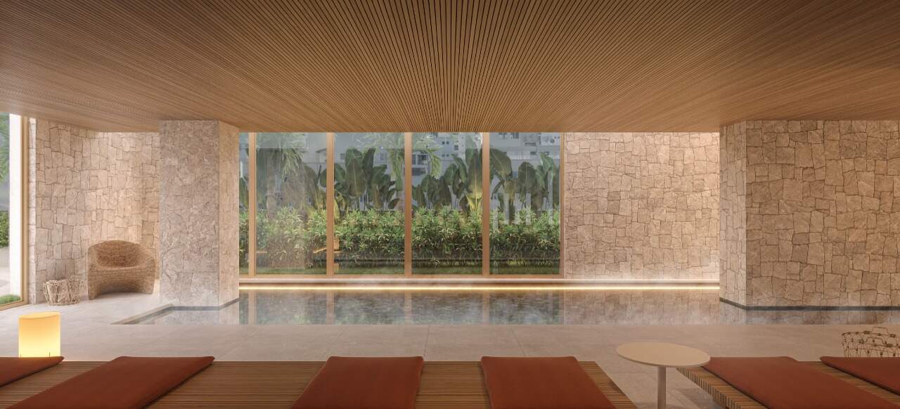 Cobertura à venda no Centro: Piscina coberta aquecida do Marena (imagem ilustrativa)