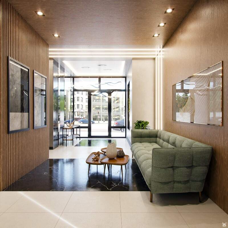 Apartamento diferenciado à venda no Centro: Hall de entrada decorado do NF Reference (imagem ilustrativa)