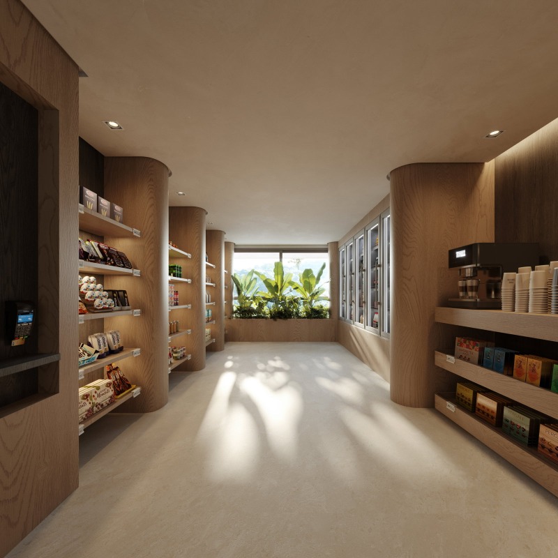 Apartamento à venda no Praia Brava: Empório no mezanino (imagem ilustrativa)
