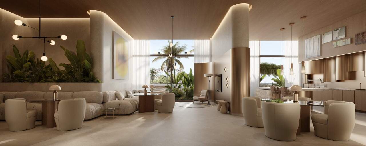 Apartamento à venda no Praia Brava: Salão de festas do pavimento resort (imagem ilustrativa)