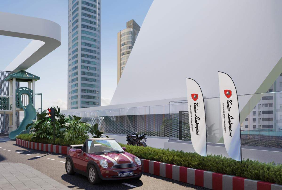 Apartamento à venda no Barra Sul: Pista de carrinhos elétricos ao lado do playground (imagem ilustrativa)