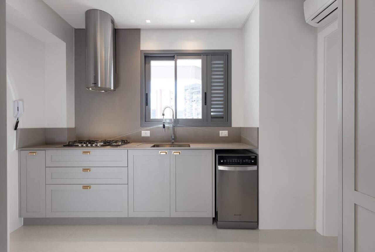 Apartamento à venda no Centro: Cozinha do apartamento decorado do New York (imagem ilustrativa)