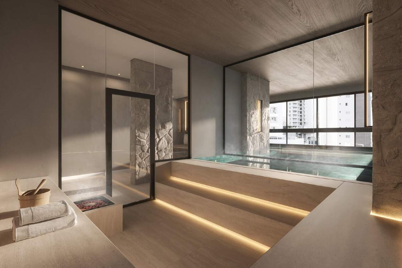 Apartamento à venda no Centro: Sauna do Avenue Residence (imagem ilustrativa)
