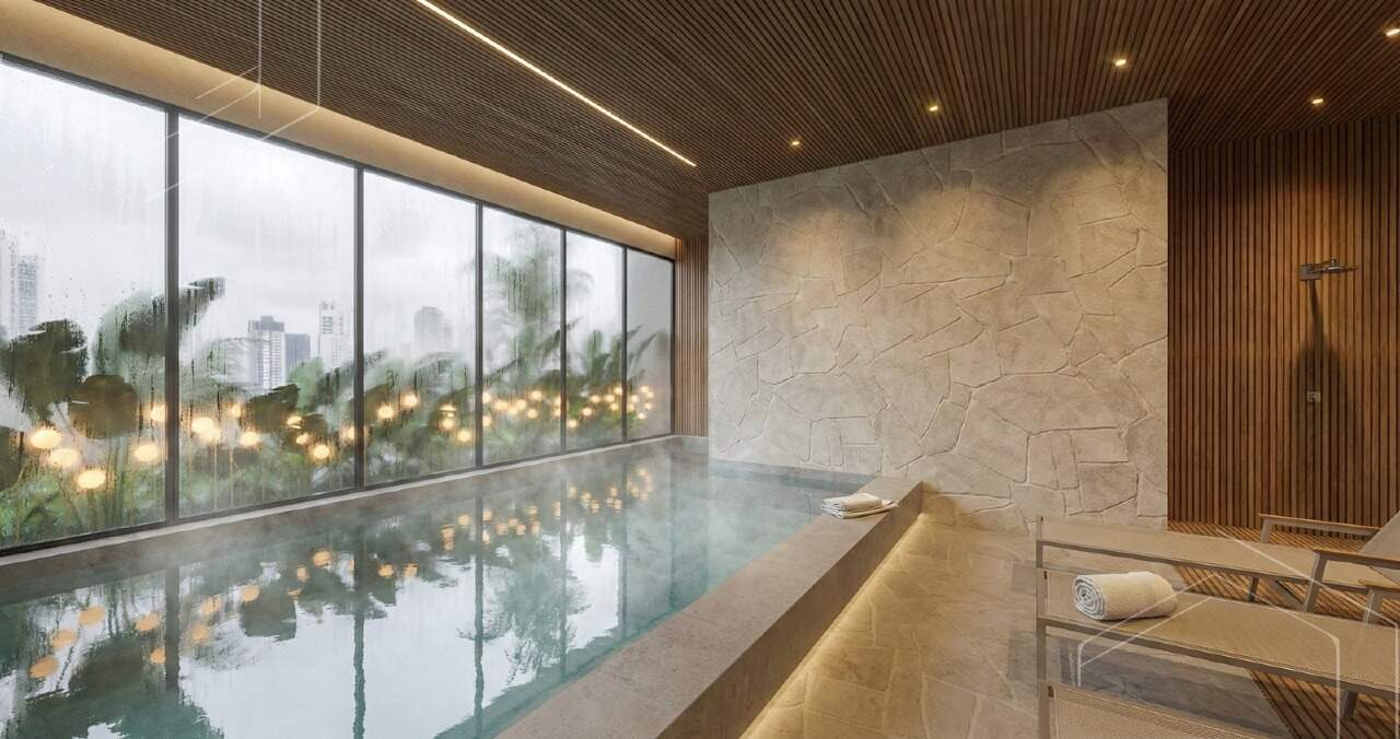 Apartamento à venda no Fazenda: Piscina interna aquecida (imagem ilustrativa)