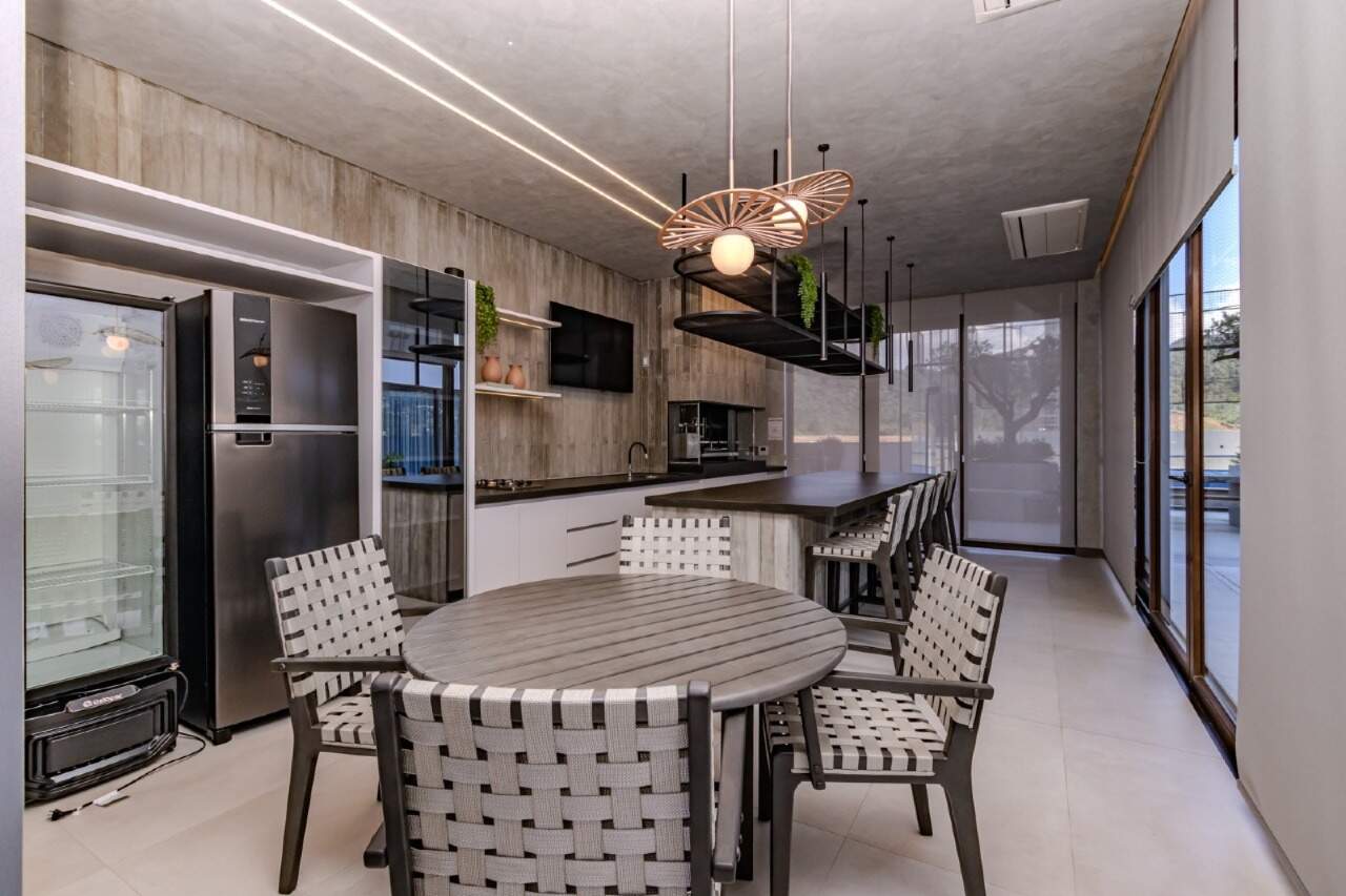 Apartamento à venda no Praia Brava: Espaço gourmet com cozinha equipada no Torres da Brava Sirena