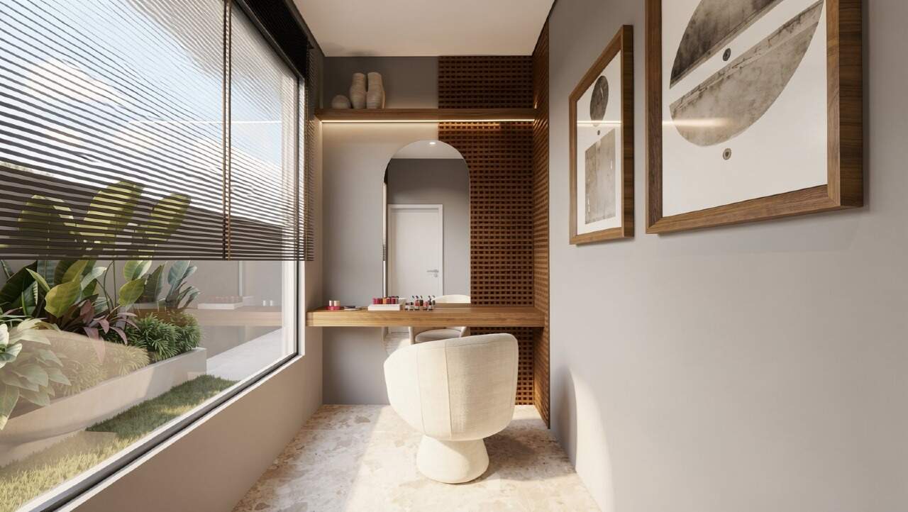 Apartamento à venda no Centro: Espaço beauty, para atendimento de beleza no prédio (imagem ilustrativa)