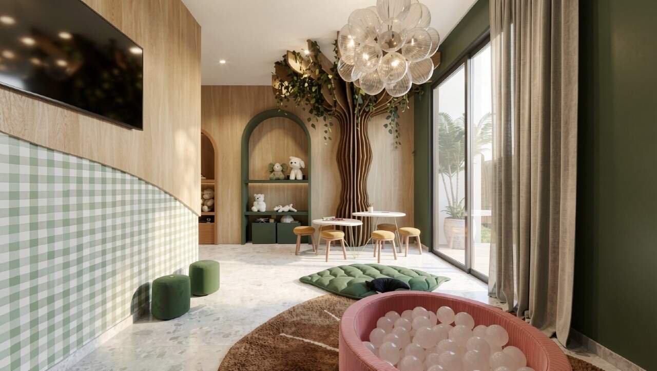 Apartamento à venda no Centro: Brinquedoteca com piscina de bolinhas (imagem ilustrativa)