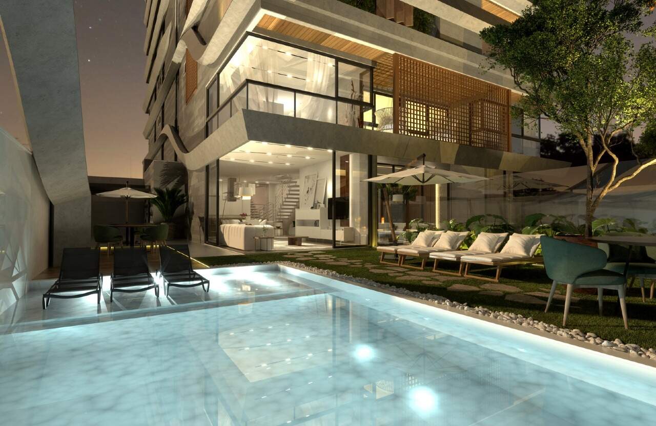 Apartamento diferenciado à venda no Cabeçudas: Garden duplex com piscina privativa (imagem ilustrativa da tipologia)