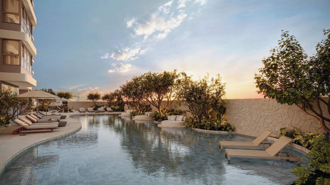 Cobertura à venda no Fazenda: Piscina adulto de 250 m² do home club (imagem ilustrativa)