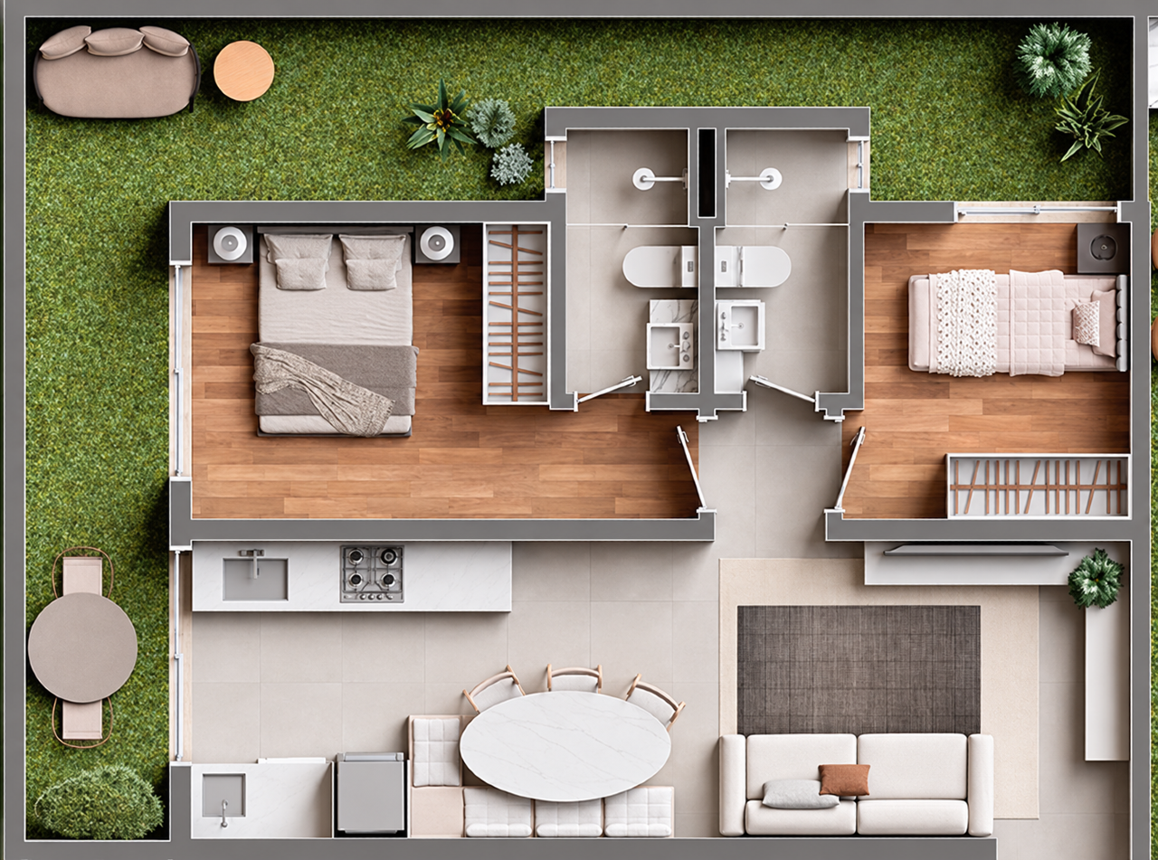 Apartamento à venda no Praia dos Amores: 