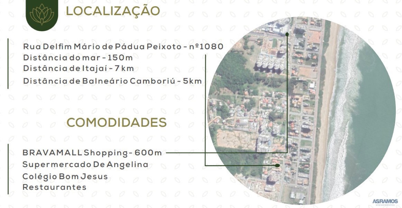 Apartamento à venda no Praia Brava: Localização: 150 m do mar, 5 km de Balneário Camboriú e 7 km de Itajaí