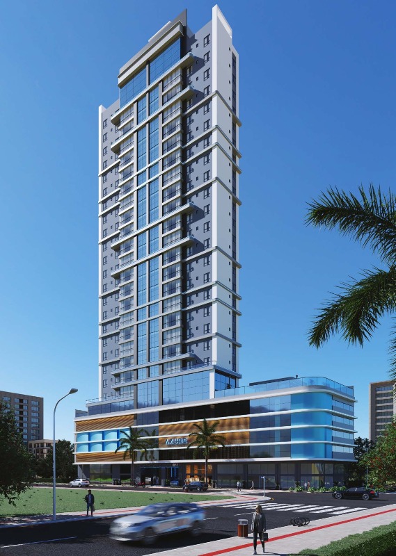 Apartamento diferenciado à venda no Centro: Torre do Azure Residence na esquina da Rua 3310 com a Rua 3208 (imagem ilustrativa)
