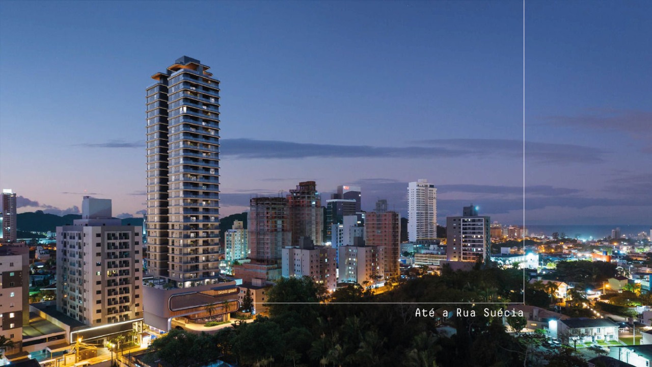 Apartamento à venda no Praia Brava: Torre ao entardecer, perto da Rua Suécia (imagem ilustrativa)