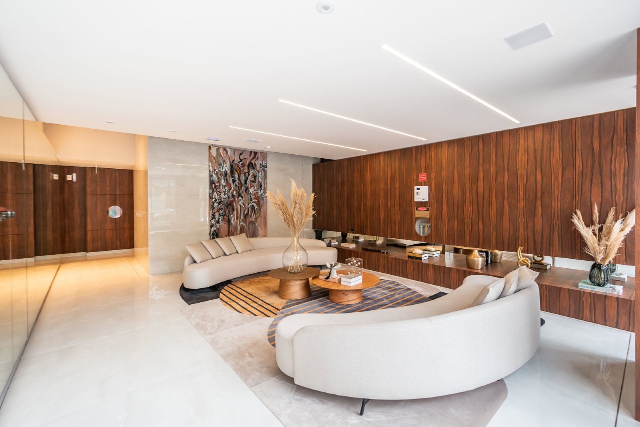 Apartamento à venda no Fazenda: Hall de entrada decorado