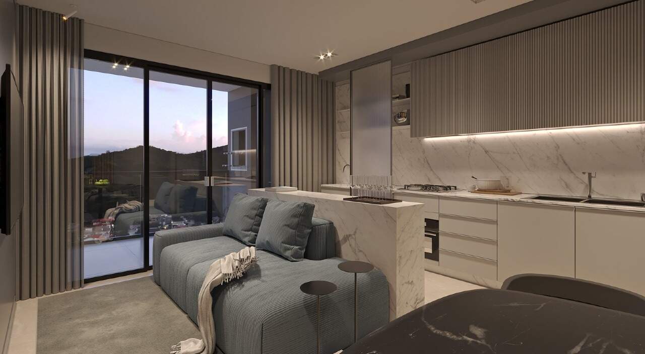 Apartamento à venda no Praia Brava: Ambiente decorado do apartamento (imagem ilustrativa)